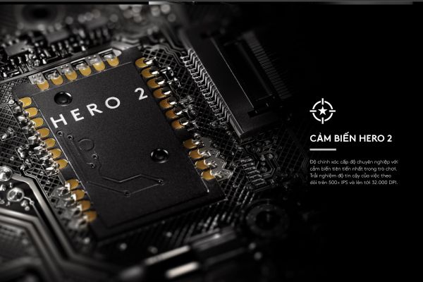 Chuột Logitech G Pro X Superlight 2 cảm biến Hero 2 mạnh mẽ