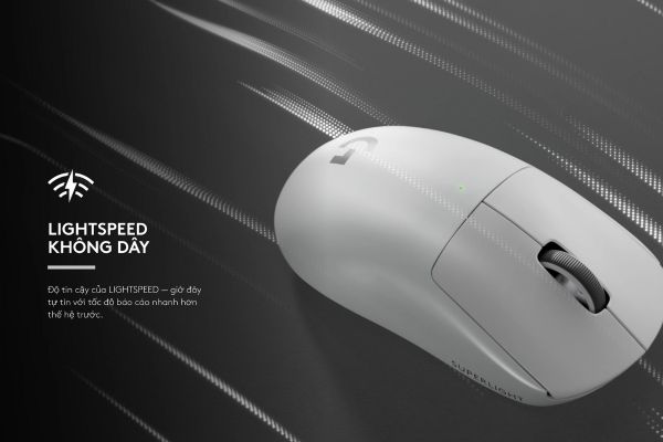 Chuột Logitech G Pro X Superlight 2 với Lightspeed không dây mượt mà