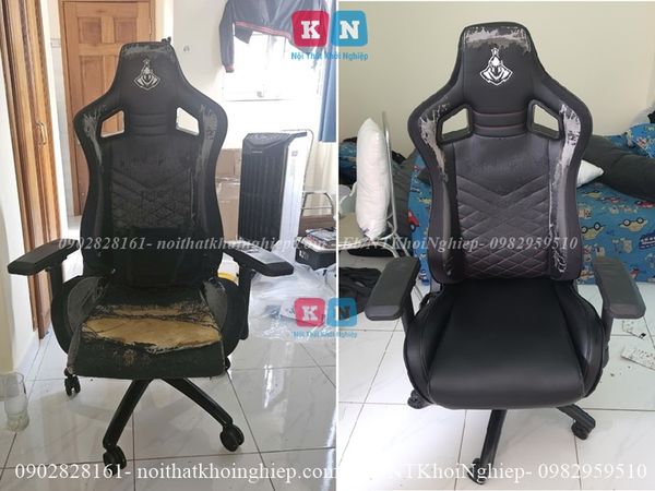 boc nem ghe gaming bi rach tai tphcm