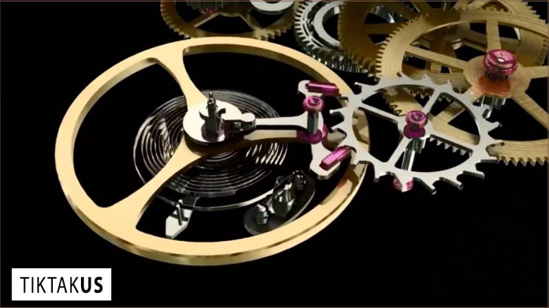 Bánh xe cân bằng là một bộ phận cực kỳ quan trọng trong bộ máy của đồng hồ cơ.