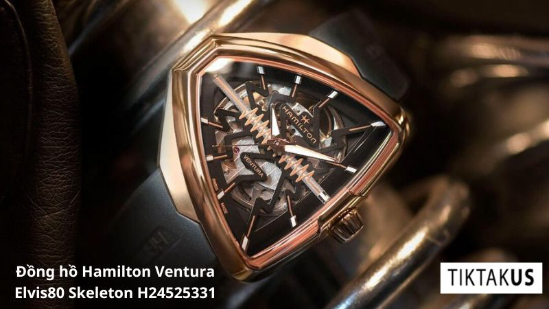 Đồng hồ Hamilton Ventura Elvis80 Skeleton H24525331