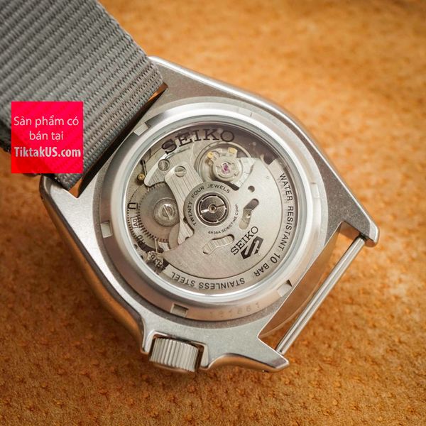Seiko 5 Sport 2021 phiên bản đặc biệt Superman Grey Cements genuine hands