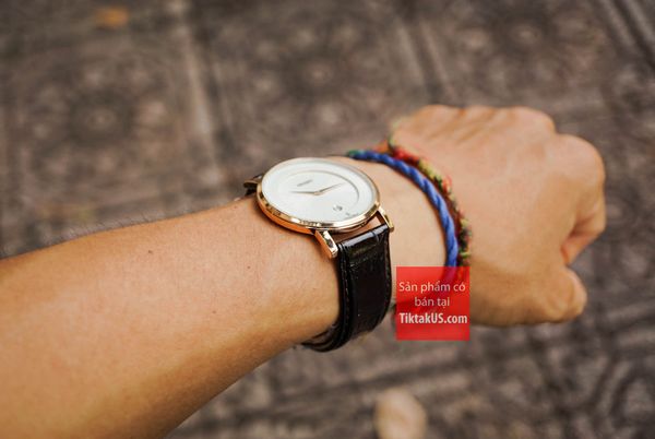 trên tay đồng hồ Orient FGW0100CW - cổ tay15.5cm