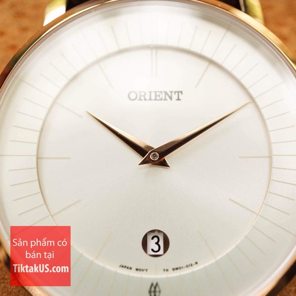 thiết kế mặt số đồng hồ Orient FGW0100CW