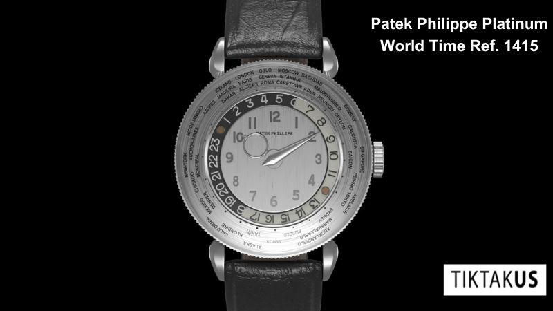 Patek Philippe Platinum World Time Ref. 1415 - 5.8 triệu USD