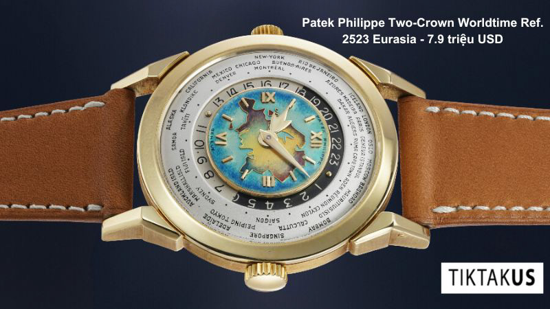 Patek Philippe Two-Crown Worldtime Ref. 2523 Eurasia - 7.9 triệu USD