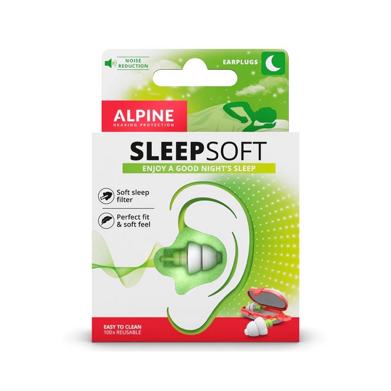 Bịt tai chống ồn giúp ngủ ngon Alpine Sleepsoft Hà Lan chính hãng