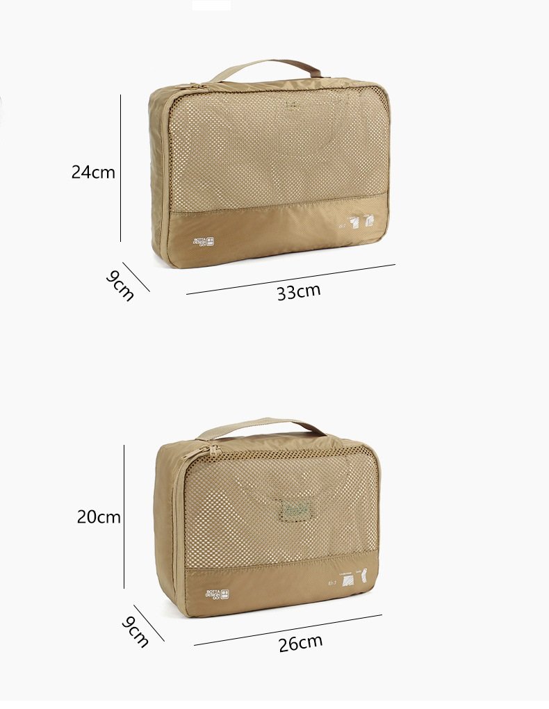 Set 3 túi đựng quần áo du lịch xếp gọn vali Botta Design