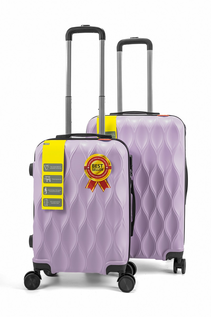 Vali du lịch siêu nhẹ Go&Fly GF101 Purple size 20' 24'