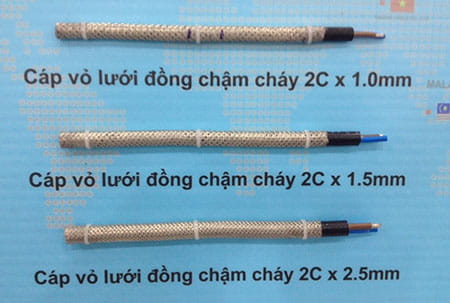 Cáp vỏ bọc lưới đồng chống gặm nhấm, chậm cháy