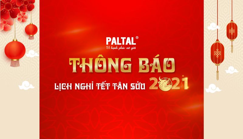 PALTAL thông báo lịch nghỉ tết Tân Sửu 2021
