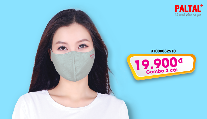 Khẩu trang vải kháng khuẩn PALTAL giúp bảo vệ sức khỏe trước mùa dịch Covid-19