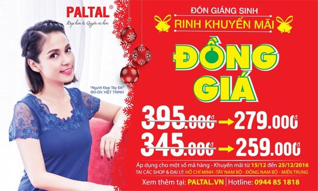 KM NOEL – NĂM MỚI 2017: CƠN LỐC ĐỒNG GIÁ CỰC HOT – KV HỒ CHÍ MINH & TÂY NAM BỘ