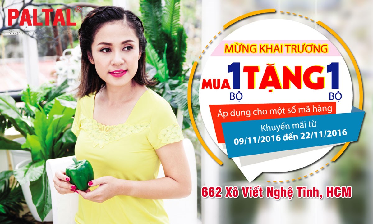 Đồ Mặc Nhà Cao Cấp PALTAL khuyến mãi hấp dẫn khai trương 662 Xô Viết Nghệ Tĩnh