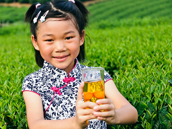 Trẻ con uống trà xanh có tốt hay không?