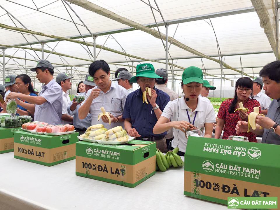 Cầu Đất Farm vinh dự đón đoàn đại biểu Bộ Nông Nghiệp & Phát Triển Nông Thôn đến tham quan