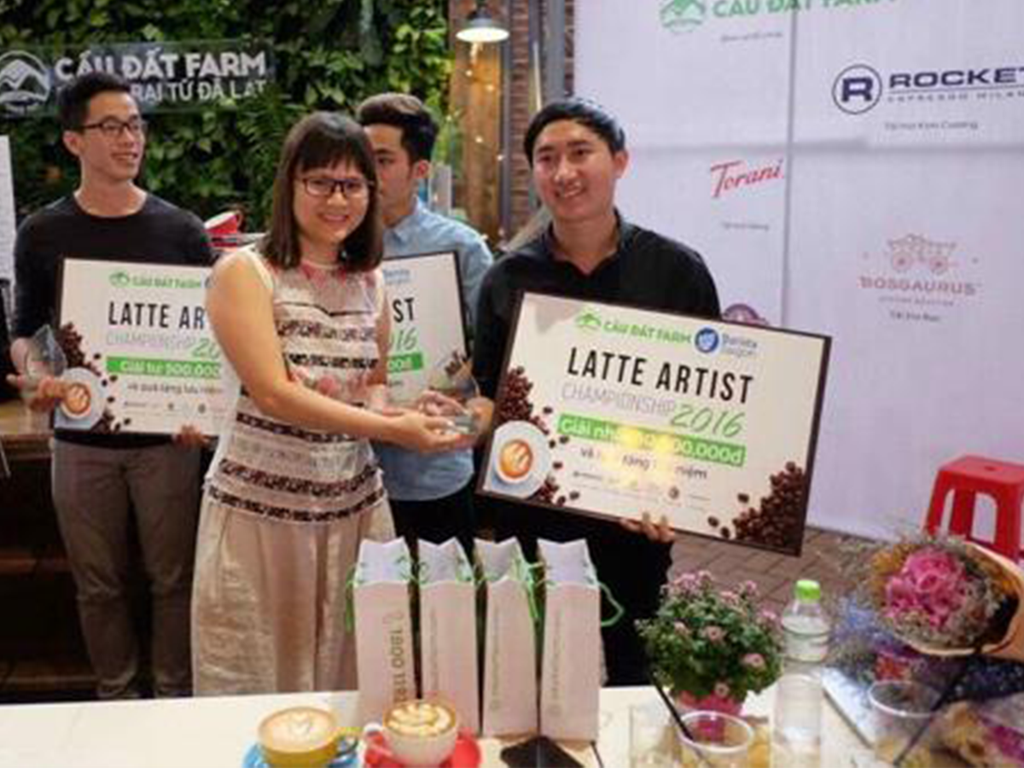 Hoàng Duy quán quân Latte Artist Championship 2016