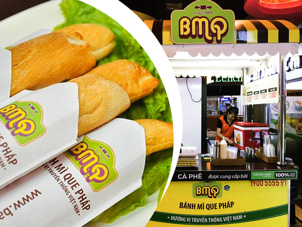 Cặp đôi Bánh Mì Que BMQ - Cà phê sạch Cầu Đất Farm nay đã xuất hiện tại Parkson Hùng Vương