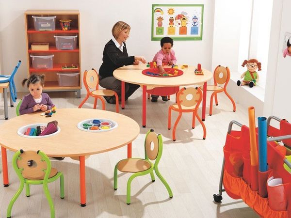 Gợi ý các mẫu đóng bàn ghế đẹp cho trường mầm non
