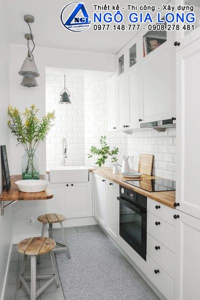 Thiết kế thi công nội thất bếp ăn chung cư