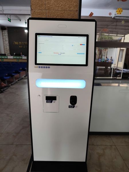Kiosk Lấy Số Thứ Tự Ngân Hàng