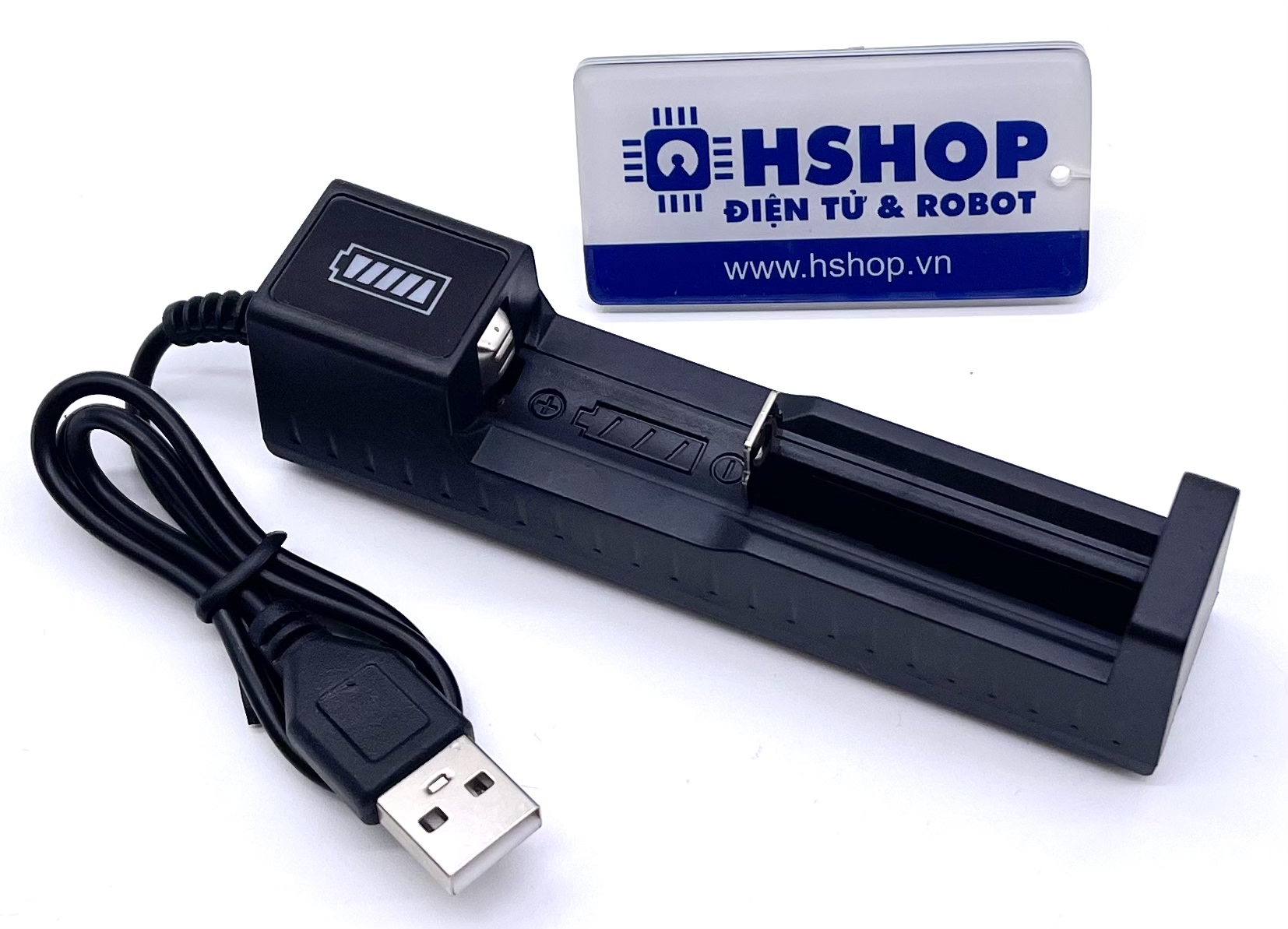 Bộ sạc pin 18650 Li-ion USB Battery Charger YH-USB-01