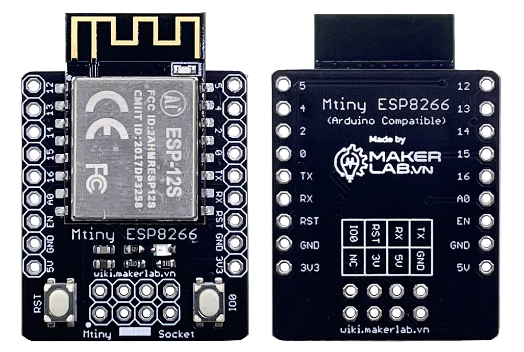 Mạch Mtiny ESP8266 ESP-12S (Arduino Compatible)