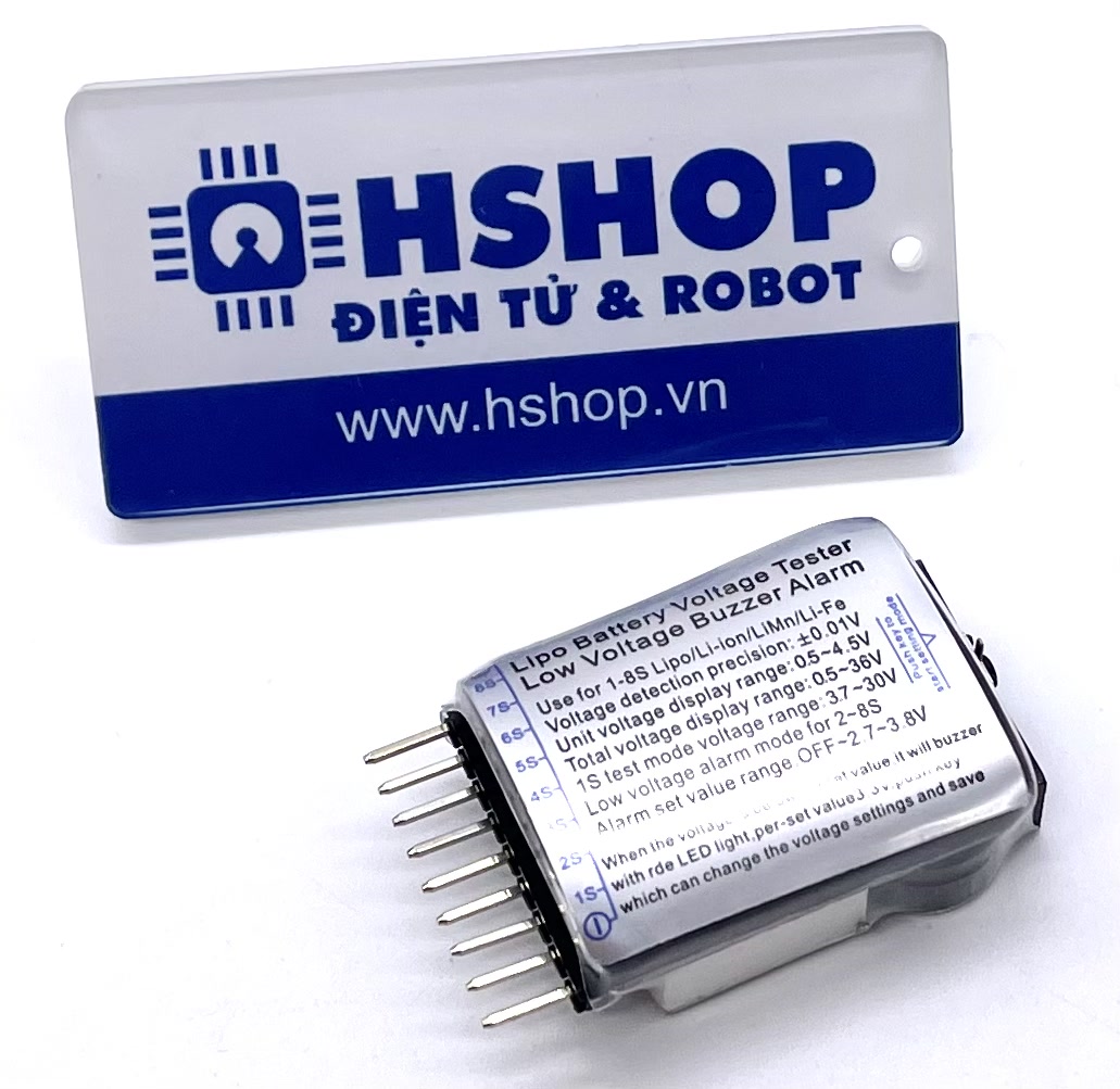 Mạch kiểm tra pin 1-8s Lipo Battery Voltage Tester