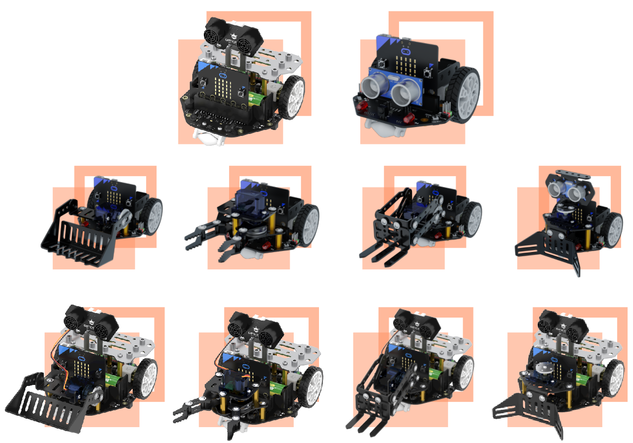 Bộ phần cứng cơ khí DFRobot micro:Maqueen Mechanic