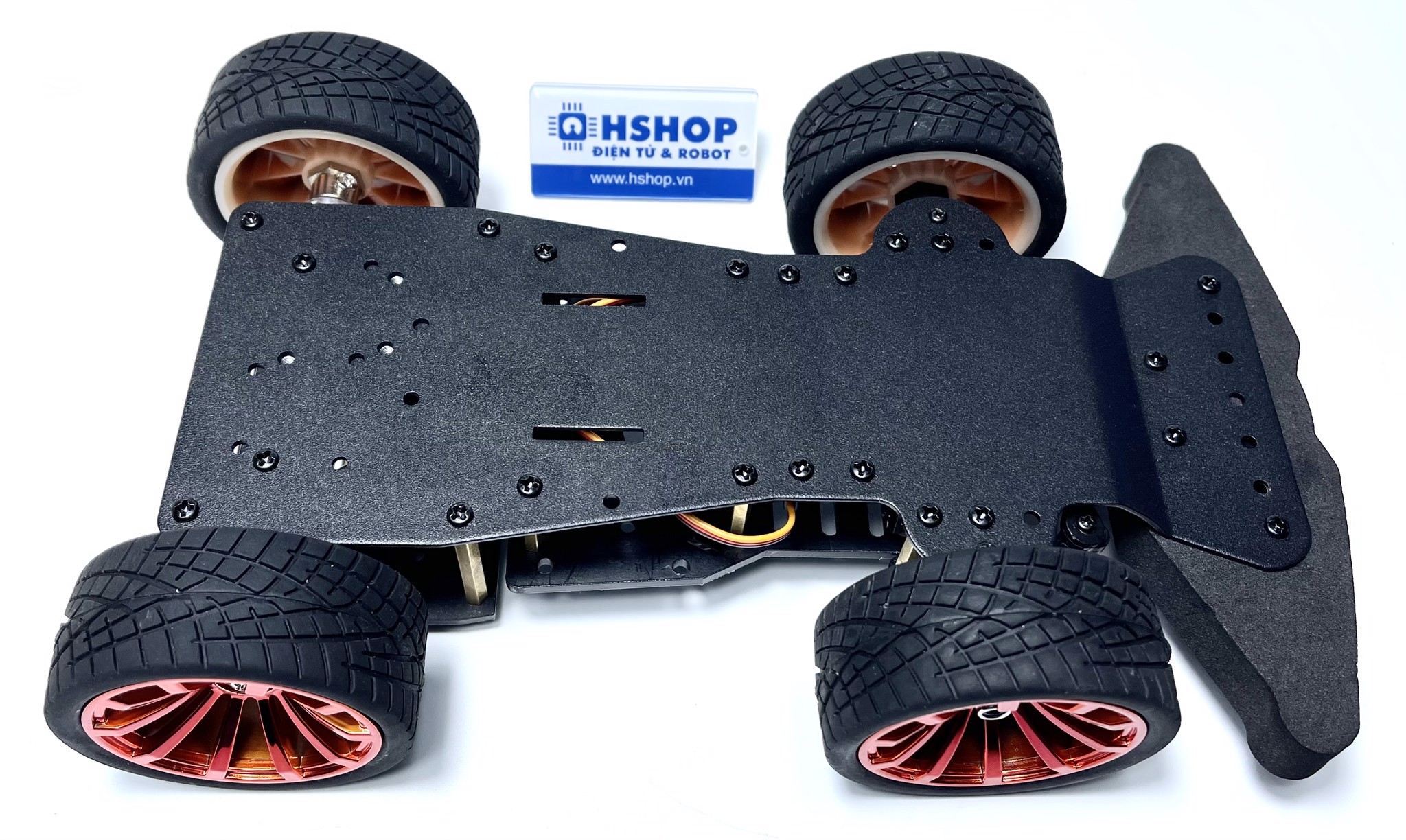 Khung xe robot kim loại Racing Car RC1