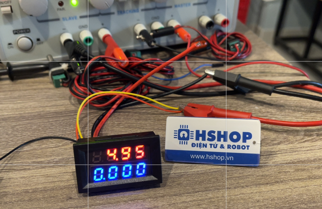 Đồng hồ đo dòng áp DC Voltage Ampere Meter 10A V2