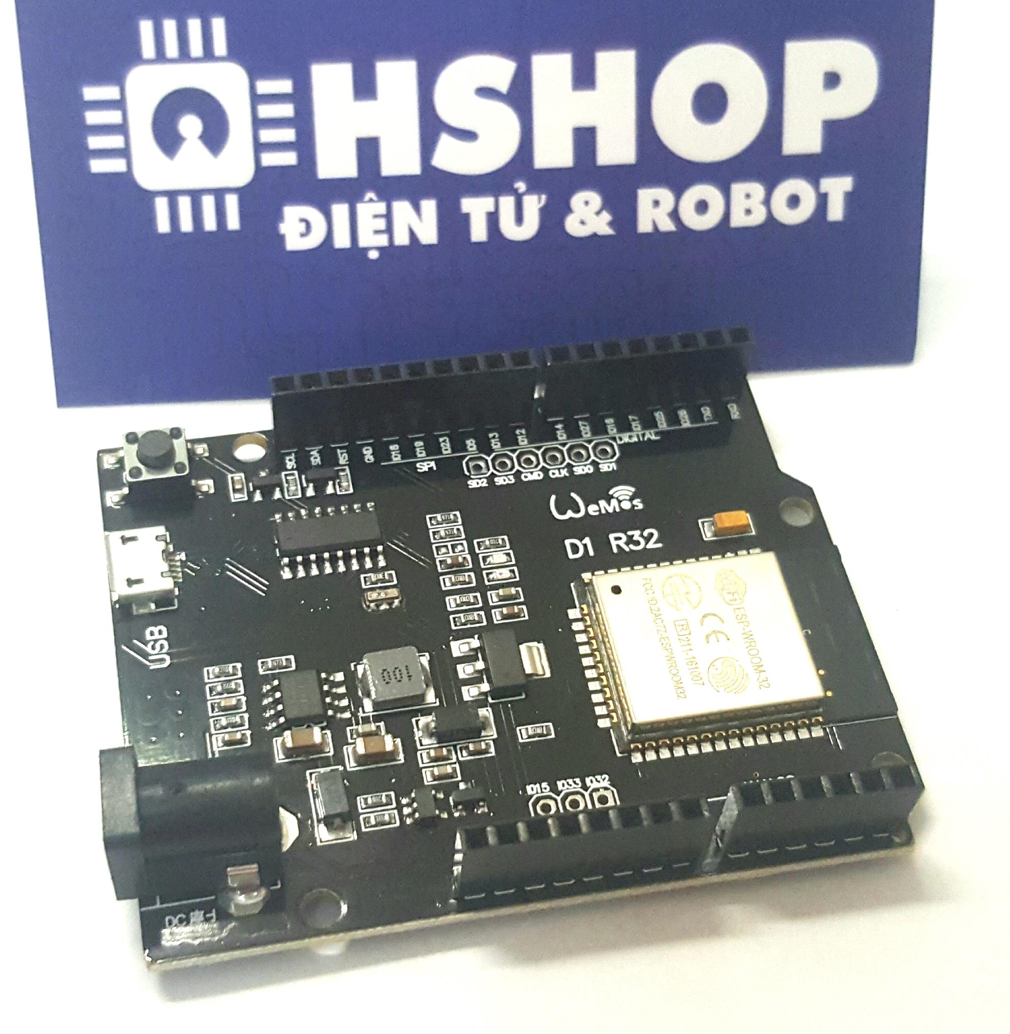 Kit Arduino Wifi Ble Soc Esp32 Wemos D1 R32 Hshopvn Điện Tử And Robot 5978