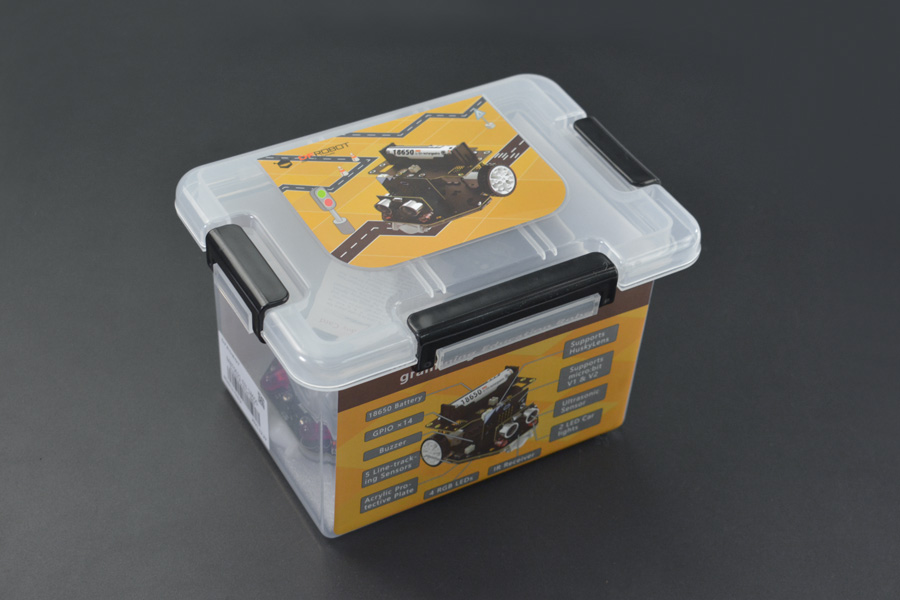 Bộ kit DFRobot micro:Maqueen Plus V2 (18650 Battery) - STEM Education Robot for Micro:bit