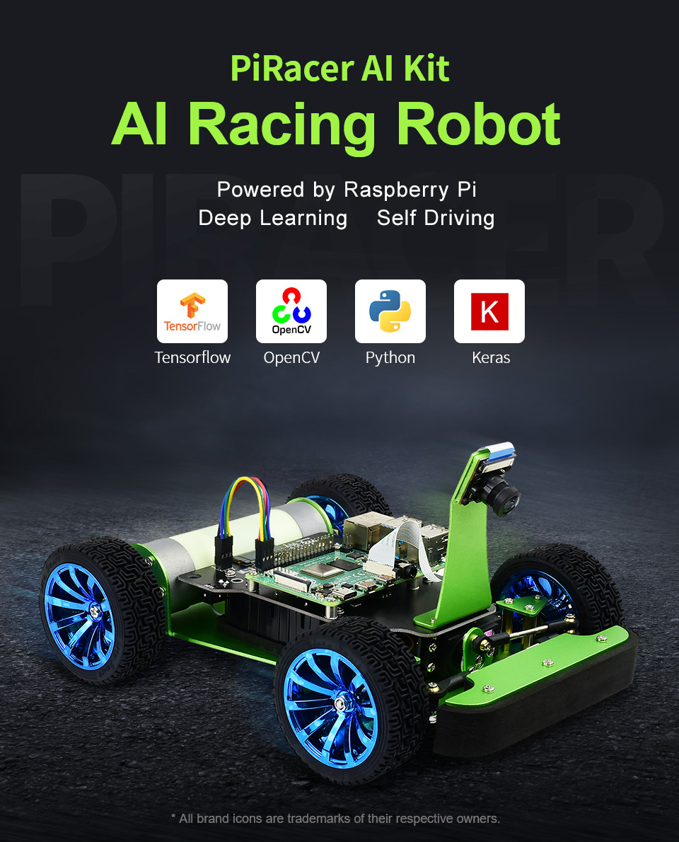 PiRacer, AI Racing Robot Powered by Raspberry Pi 4
