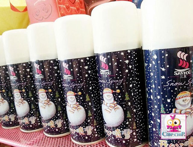 Shop bán bình xịt tuyết tan và không tan giá sỉ lẻ ở TP.HCM