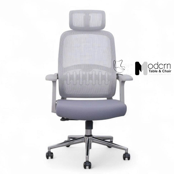 Ghế xoay văn phòng lưng lưới nệm vải