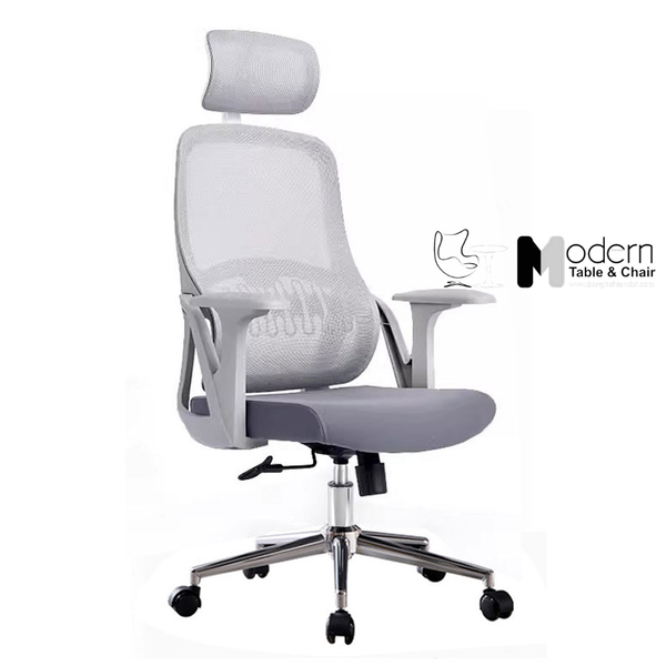 Ghế xoay văn phòng lưng lưới nệm vải