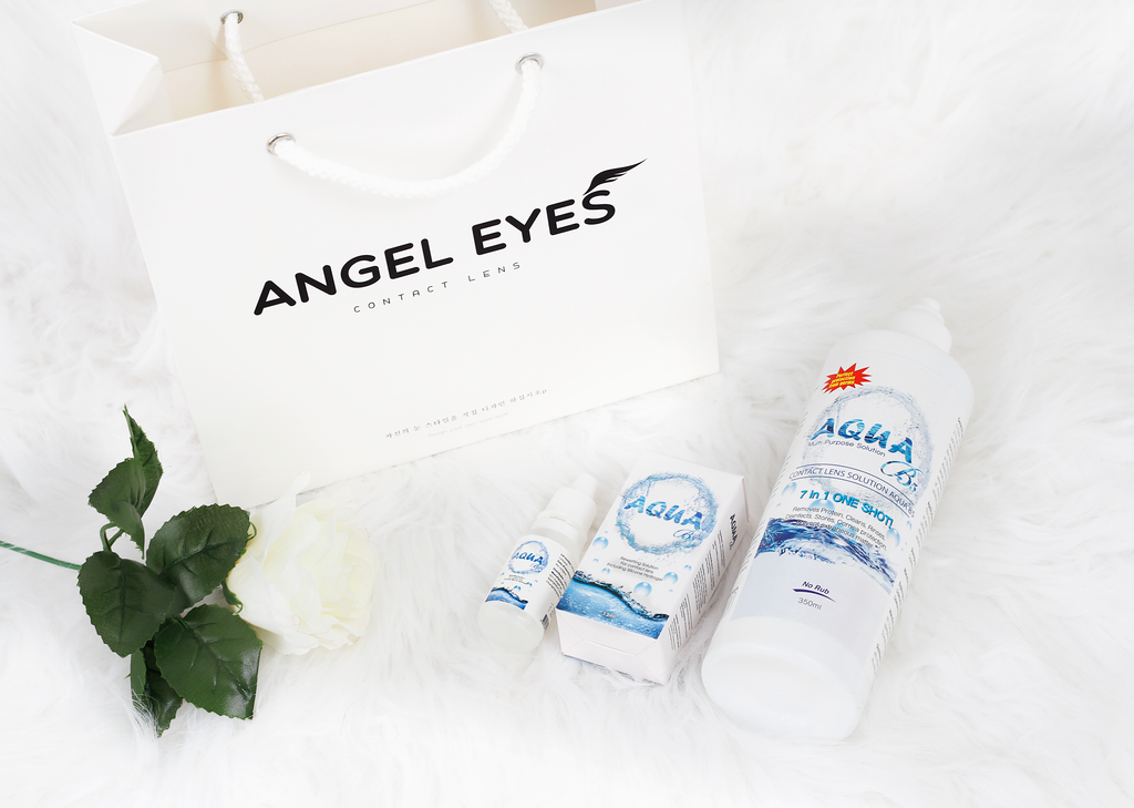 Sỉ nước ngâm lens (kính áp tròng) Aqua B5 lợi nhuận tốt