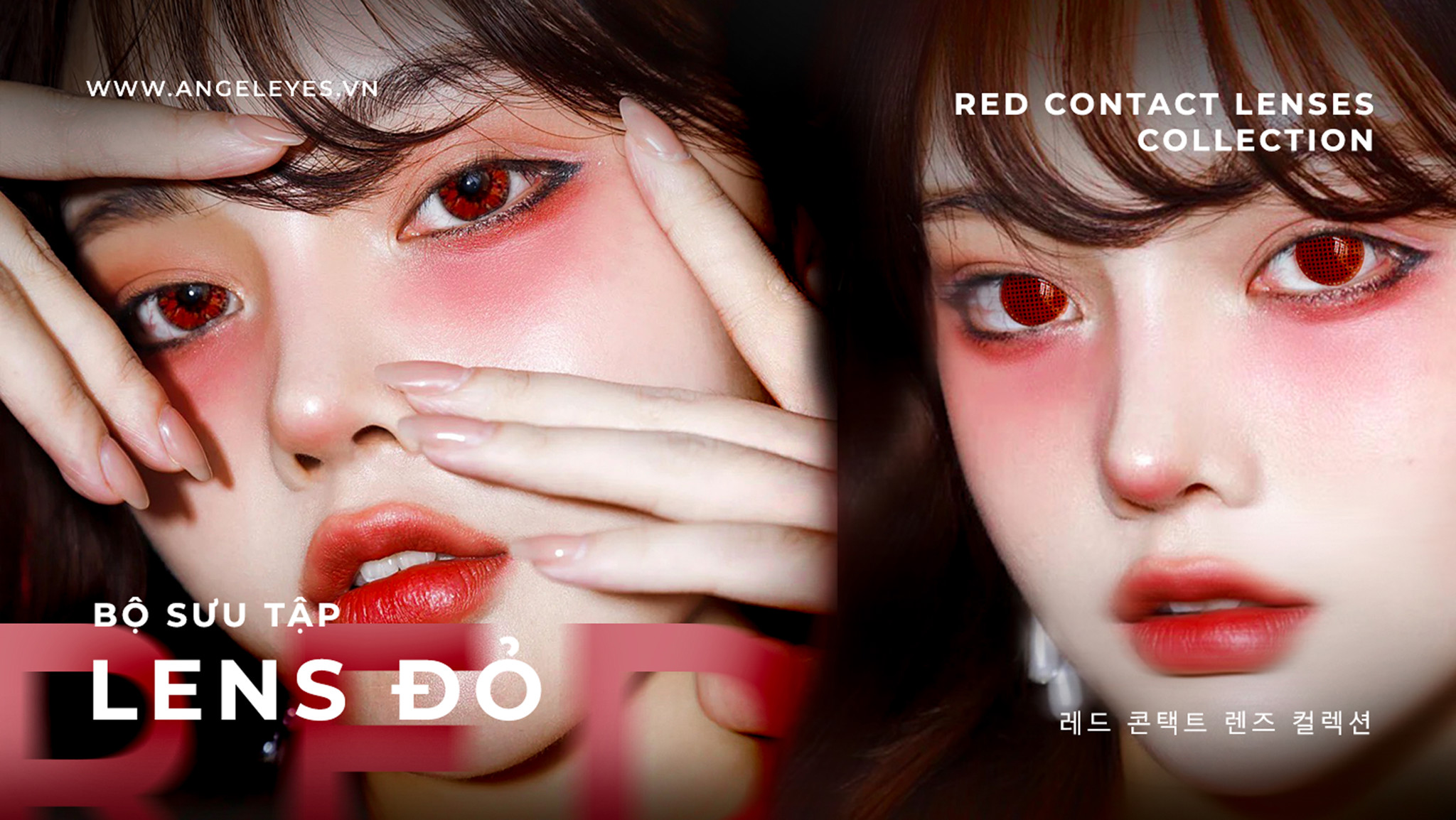 red contact lenses