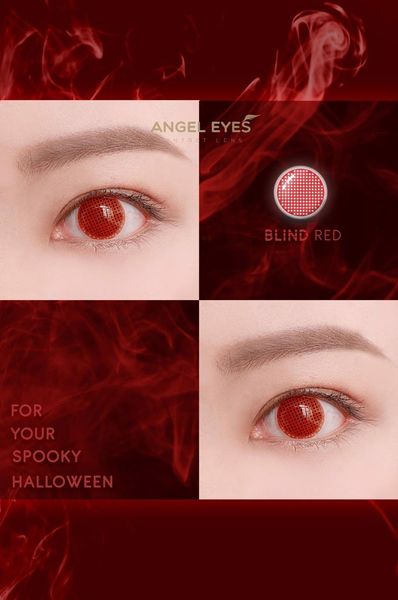 lens cosplay halloween blind red