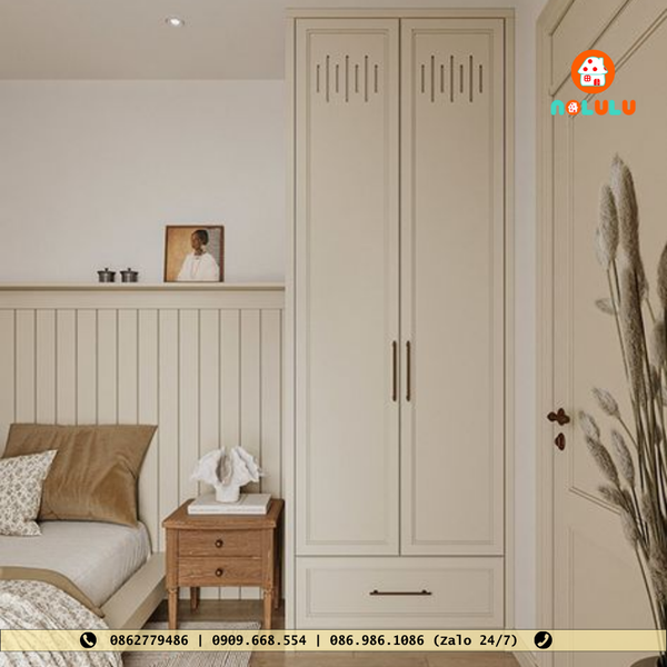 Tủ quần áo cửa lùa hiện đại Nolulu