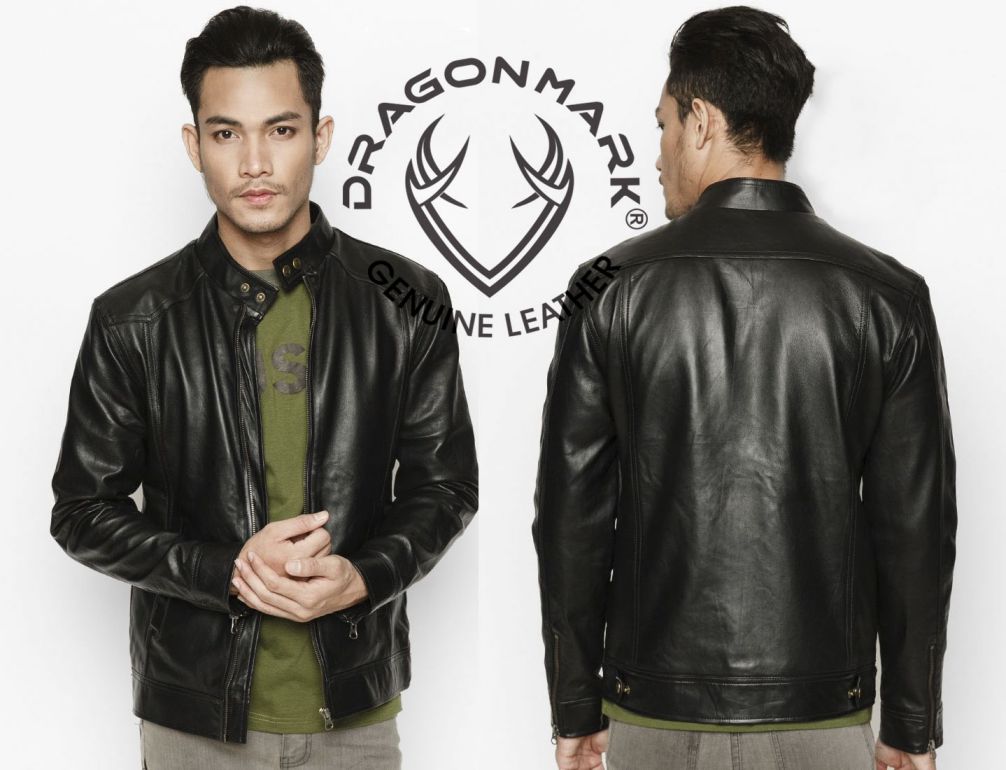 áo da bò màu đen AKD147 áo da bò màu đen AKD147