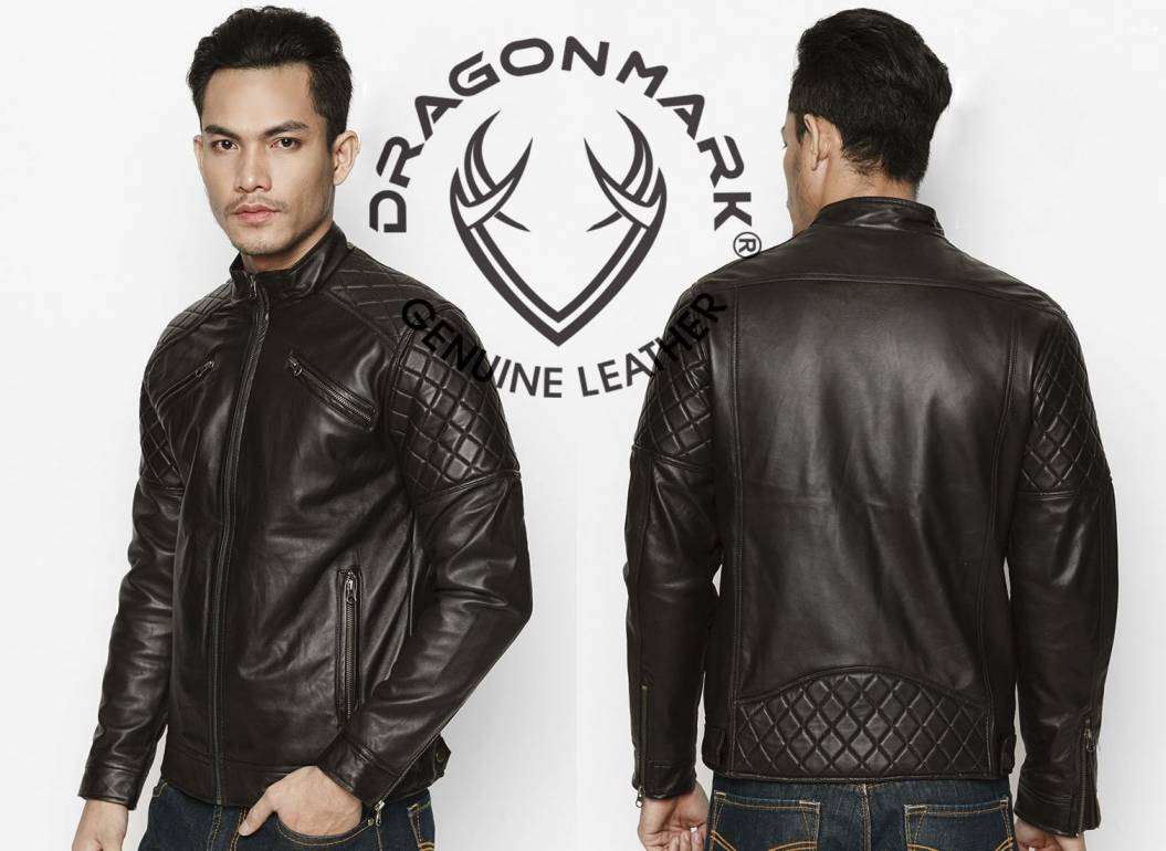 áo da bò màu đen AKD149 áo da bò màu đen AKD149