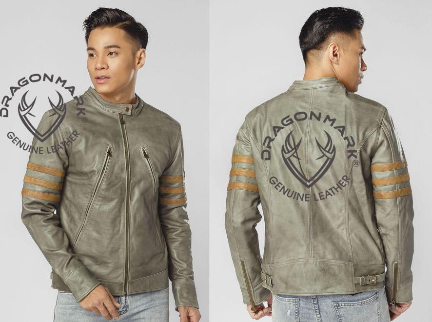 áo khoác da bò xịn Z-Logan áo khoác da bò xịn Z-Logan