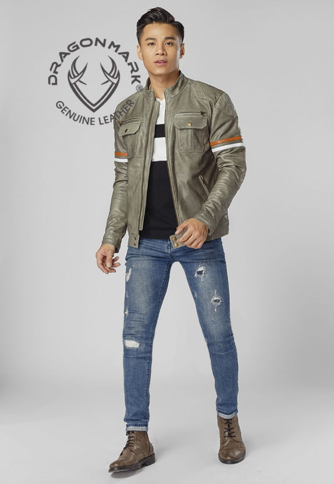 áo khoác da nam cao cấp M2 áo khoác da nam cao cấp M2