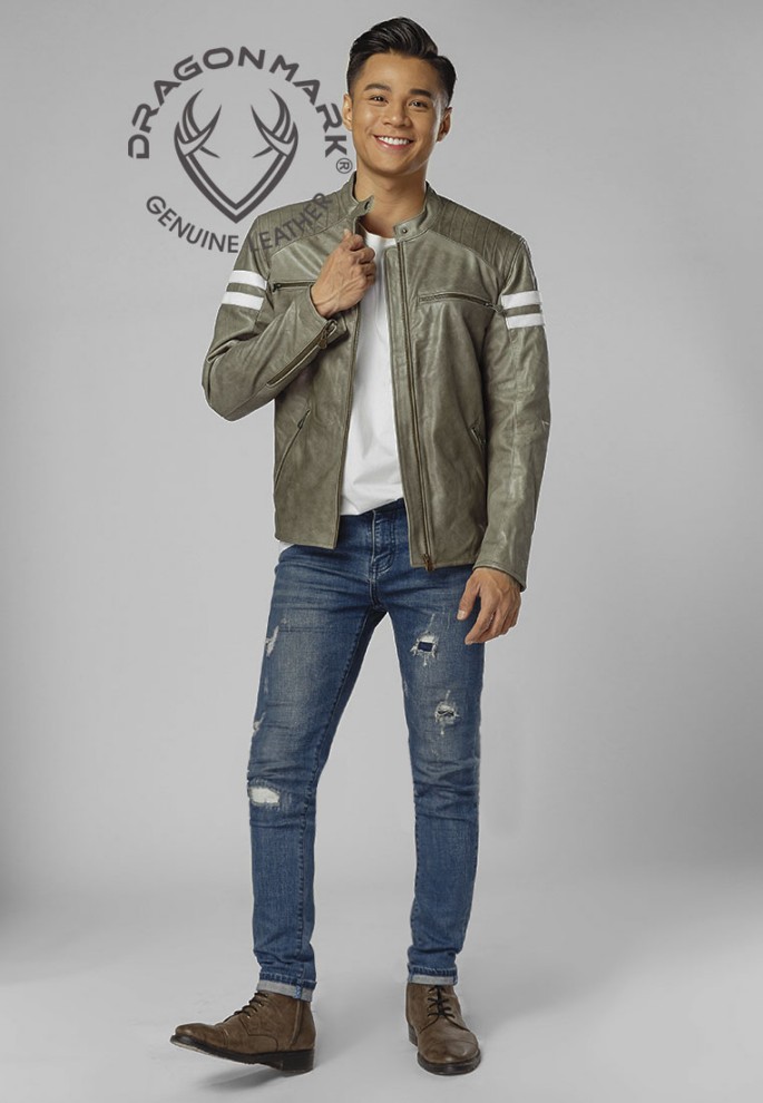 áo khoác da thật nam MT03 áo khoác da thật nam MT03