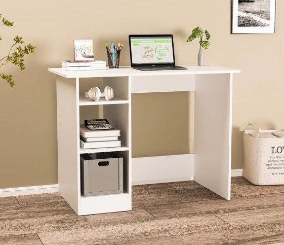 bàn làm việc trắng