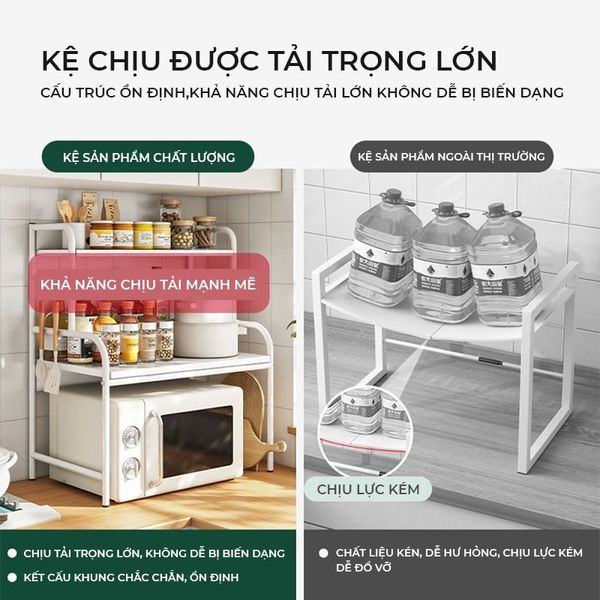 Kệ Đa Năng 3 Tầng Khung Trắng Vân Gỗ - GM140 - Nội Thất IGA Việt Nam