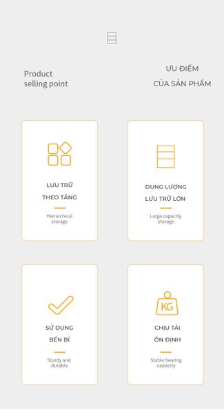 Kệ Treo Tường Full Trắng/ Full Đen - GP331 - Nội Thất IGA Việt Nam