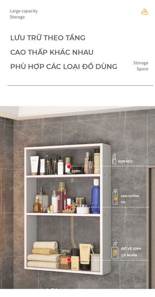 Kệ Treo Tường Full Trắng/ Full Đen - GP331 - Nội Thất IGA Việt Nam